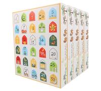 UTHCLO Calendrier Ramadan 5 PièCes BoîTes Cadeaux Diy Compte À Rebours Eid Mubarak DéCoration Festive Pour FêTe Ramadan Avec Petites BoîTes À DragéEs Pour Bonbons Et Bijoux