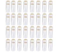 UTHCLO Capsules Thermorétractables Transparentes pour Bouteilles De Vin Film De Scellement Épais pour Bouchons De Bouteilles De Bar Et Cave