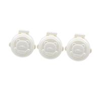 UTHCLO Capuchons De Protection Sécurité Pour Interrupteurs à Bouton-poussoir Lot De 3, Verrous Garçon Et Filles Pour Machine à Laver, Plastique Solide, Usage Domestique
