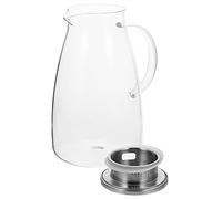 UTHCLO Carafe Transparent Avec Filtre Inoxydable Bouilloire Electrique Portable Pour Infusion De Thé Et Boissons Chaudes Idéale Pour Dîner Fêtes Et Réunions