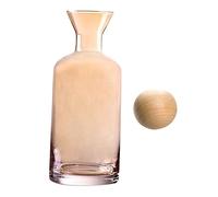 UTHCLO Carafe Verre Chaleur avec Couvercle Amovible Capacité pour Boissons Froides Design Créatif et Pratique pour