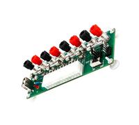 UTHCLO Carte d'alimentation ATX à 24 Broches Bornier Remplaçable et Fusible, Terminal de Sortie d'alimentation pour Châssis PC de Bureau, Module Adaptateur Stable et Indicateur
