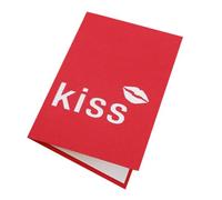 UTHCLO Carte de Saint-valentin Pop-up à Lèvres Rouges, Carte de Vœux Faite Main, Papier Rigide, 1 Pièce, pour Anniversaire et Occasions Romantiques