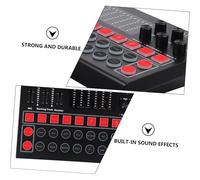 UTHCLO Carte Sonore Externe Portable avec Changeur Voix Intégré pour Streaming Live Compatible Multi-Plateformes avec Effets Sonores Connexion Stable et Faible Latence Équipement Mixage