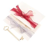 UTHCLO Cartes de Vœux de Mariage Élégantes en Papier Perlé, Lot de 2 Pièces Design Délicat, Texture Agréable, pour Banquet de Mariage Romantique