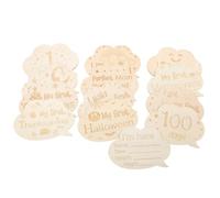 UTHCLO Cartes Gravées Double Face Grand Format Accessoire Naissance pour et Anniversaire Souvenir Photo pour Parents et Famille