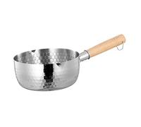 UTHCLO Casserole Japonaise Acier Inoxydable avec Manche Marmite pour Soupe Cuisson Lait et Aliments Complémentaires pour