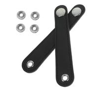 UTHCLO Ceinture à Soufflet en Cuir Double Couche Boucle, Distance Centre 10,4 Cm, Sangles Réglables Universelles pour Accordéon Diatonique, Accessoire Pratique pour Musicien