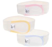 UTHCLO Ceintures à Couches Couleur Aléatoire pour Bébé en Coton Doux Lot de 3 Fixation Sécurisée Anti-glissement Permettant Liberté de Mouvement, Accessoires Pratiques pour Tout-petit