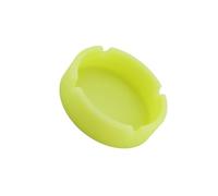 UTHCLO Cendrier Rond Silicone Incassable Supports Design Lumineux pour Portable pour Maison et Bureau Jaune
