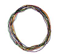 UTHCLO Chaîne de Taille en Perles Colorées 10pcs pour Femmes, Légère et Confortable, Accessoire Chic pour Occasions Festives et Boîtes de Nuit