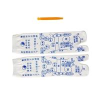 UTHCLO Chaussettes de Massage des Pieds en Coton Peigné Respirant, Taille 35-39, Motif D'acupuncture pour Réflexologie Plantaire, Chaussettes Confortables et Chaudes Usage Quotidien