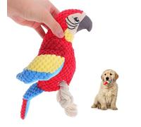 UTHCLO Chien en Peluche Douce de Perroquet Qui Couine Taille Portable Interactif à Mâcher pour Petits Chiens Usage Intérieur et Extérieur Qui Stimulent L’Instinct de Chasse