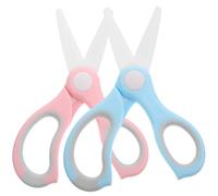 UTHCLO Ciseaux pour aliments pour bébés Sécateur pour plantes en céramique, 2 pièces, avec boîte de rangement, légers, pour jardinage, coupes nettes, poignées ergonomiques antidérapantes