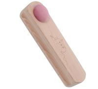UTHCLO Clapper avec Coussin à Épingles pour Couture Outil de Pressage Multifonctionnel Dur pour Aplatir les Coutures et Faciliter Repassage des Tissus Coussin Velours Rose