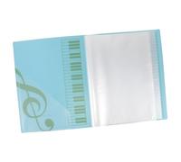 UTHCLO Classeur de Partitions Pages avec Pochettes Transparentes Dossier Mat et pour Organiser Partitions Piano et Musique Chorale et Portable