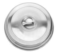 UTHCLO Cloche INOX en Acier Inoxydable Rond pour Steak, Couvercle de Plat Robuste et Multi-Usage, Hotte de Protection Alimentaire pour Fêtes la Piscine