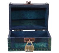 UTHCLO Coffret À Bijoux Rétro En Bois Avec Clé Pour Bagues Boucles D'Oreilles Bureau Chambre Maison Et Boutique Boîte De Rangement Décorative Et Organisateur