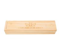 UTHCLO Coffret Souvenir en Bois pour Annonce de Grossesse Empreinte de Pied, Boîte de Compacte, Présent Émotionnel pour Mari et Famille, pour Conserver Souvenirs Précieux