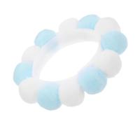 UTHCLO Collier Chien Bricolage Doux avec Boule Peluche Réglable Collier Chaton Chiot Confortable et Charmant Col Décoratif Cartoon pour Chats et Chiens XS Bleu Blanc