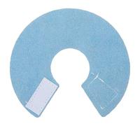 UTHCLO Collier Conique Anti-Morsure pour Perroquet, Protège-Cou en Cuir Microfibre Bleu L, Collier de Récupération pour Oiseaux, Prévention Griffures et Plumage, Fournitures Santé Oiseau