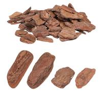 UTHCLO Copeaux D'écorce de Pin Naturel pour Terrarium Reptiles 500 G, Matériaux pour Aménagement Paysager de Terrariums, Décoration Paysagère pour Reptiles et Amphibiens, 8-10 Cm