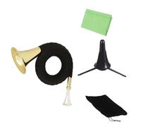 UTHCLO Cor D'harmonie en Laiton Doré pour Débutants Instrument de Musique à Vent Pratique, Léger et Facile à Transporter, Adapté pour Étudiants et Professionnels, Couleur Aléatoire