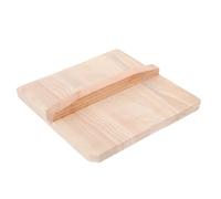 UTHCLO Couvercle De Poêle à Tamagoyaki En Bois Massif 20x20 Cm, Couvercle De Poêle à Omelette Japonaise Surélevé, Protection Anti-poussière Pour Cuisson Traditionnelle à Domicile