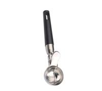UTHCLO Cuillère à Glace en Acier Inoxydable pour Camping, Design Ergonomique et Fonction Double pour Boules de Glace et Boulettes, pour Desserts et Viande