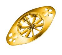 UTHCLO Déchiqueteur D'oignons Verts pour Trancher Finement Légumes en Acier Inoxydable, Outil Cuisine Sûr et Pratique