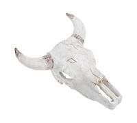 UTHCLO Décor Crâne de Taureau pour Terrarium Reptile Cachette Artificielle Accessoire pour Aquarium Tortues et Reptiles Grotte Hideout pour Gecko et Serpent Ornement Décoratif Adaptable