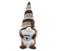 UTHCLO Décoration Bar GNOME Doll Ornament Peluche avec Bonnet Rayé Figurine Naïve pour Maison et Fête Accessoire Décoratif et Coloré
