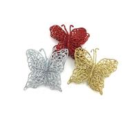 UTHCLO Décorations Suspendues de Ornements Adorables 12pcs en PVC Or Facile à Décorer, Ambiance Joyeuse pour Sapin et Fenêtre pour Embellissement Maison