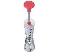 UTHCLO Dénoyauteur Cerise Manuel Acier Inoxydable Rouge Outil Ergonomique pour Retirer Noyaux Cerises et Dattes Extracteur et Sûr pour Fruits