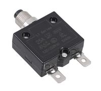 UTHCLO Disjoncteur Thermique Manuel pour Circuits Automobiles et Marins Protection Surcharge et Court-circuit Réarmement Facile Ac et Dc
