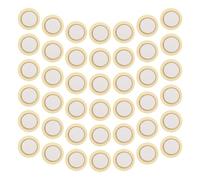 UTHCLO Disques Piézoélectriques 27 Mm 50 Pcs en Cuivre et Céramique pour Buzzer Piézo, Transducteur Acoustique Compact, Accessoire de Batterie Électronique et Instruments de Musique