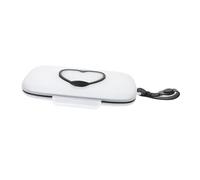 UTHCLO Distributeur de Lingettes Humides Réutilisable Boîte de Rangement Pratique pour Salle de Bain et Voyage Design Compact avec Couvercle Protecteur Blanc Noir