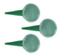 UTHCLO Distributeur de Semences Réglable 5 Niveaux en Plastique Vert, Lot de 3 Pièces, Outil Robuste pour Jardinage et Plantation en Pots de Balcon