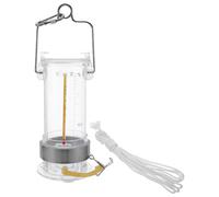 UTHCLO Échantillonneur d'Eau de Mer en Acrylique 1L Flacon de Prélèvement d'Échantillon d'Eau Profonde Surface en Acier Inoxydable Équipement de Test de L'Eau pour Analyse Limnologique