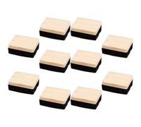UTHCLO Effaceurs Léger et Performant Lot de 10 en Bois Feutrine pour Tableau Noir pour Bureaux et Institutions de Formation