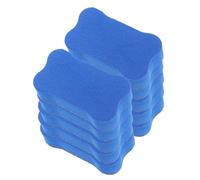 UTHCLO Effaceurs pour Tableau Blanc Lot de 24 Gommes en Feutre EVA Forme Os Non Magnétique Bleu Accessoires Scolaires pour Garçon et Filles Bureaux et Centres de Formation