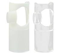 UTHCLO Embouchure de Flûte en Nylon Facile à Installer, Design Portable, 2 Pièces Adaptées aux Tons E/f pour Débutants et Éducateurs