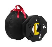 UTHCLO Enrouleur de Câble Électrique Plastique avec Pochette de Rangement Léger et Portable Mécanisme à Double Roulement Antienroulement Base Antidérapante pour Projets Extérieurs