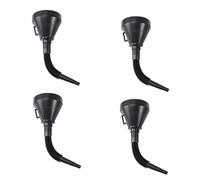 UTHCLO Entonnoir Plastique Multifonction à Large Bouche avec Bec Flexible pour Remplissage Rapide Débordement Noir Usage Automobile et Transfert Sécurisé