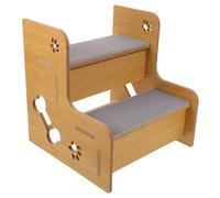 UTHCLO Escalier pour Animaux de Compagnie Antidérapant Double Couche Marchepied pour Petit Chien et Chat Senior Rampe Légère et Portable pour Lit et Canapé Support Articulations