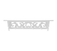 UTHCLO Étagère Murale Style Creux Créative et Décorative en PVC Blanche Support de Rangement Pratique Maison, Design Léger et Moderne Plusieurs Styles Plusieurs Styles