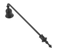 UTHCLO Éteignoir à Bougie Décoratif Rustique en Métal avec Long Manche Noir, Extincteur Sécurisé à Cloche Vintage pour Bougies, Accessoire Pratique pour Maison et Décoration Intérieure