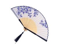 UTHCLO Éventail Pliant Classique Accessoire Élégant et Unique pour Femmes pour Décoration et Style Vintage Chinois Parfait pour Événements Spéciaux
