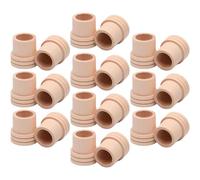 UTHCLO Extincteur à Bois Sûr et Pratique en Plastique Khaki pour Moxa 20pcs Adapté pour Bâton de Moxa 1,8 Cm, Accessoire pour Moxibustion à Domicile