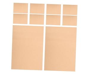 UTHCLO Feuilles D'apprentissage Braille 10 Pcs Papier à Écrire Braille Compatible Tablettes 4 à 9 Lignes Fournitures Pédagogiques Pratiques pour Personnes Aveugles Santé et Maison